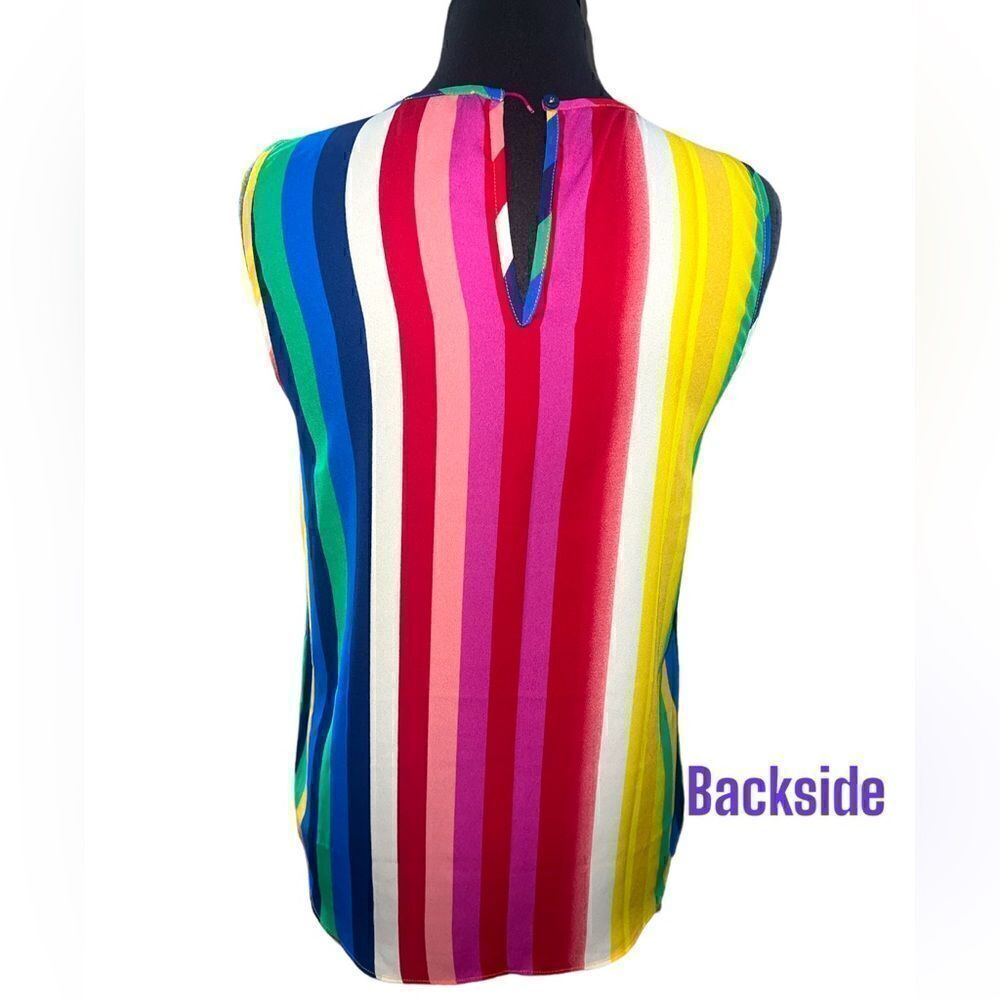 🐘Cynthia Rowley Multicolored Top - Picture 2 of 3